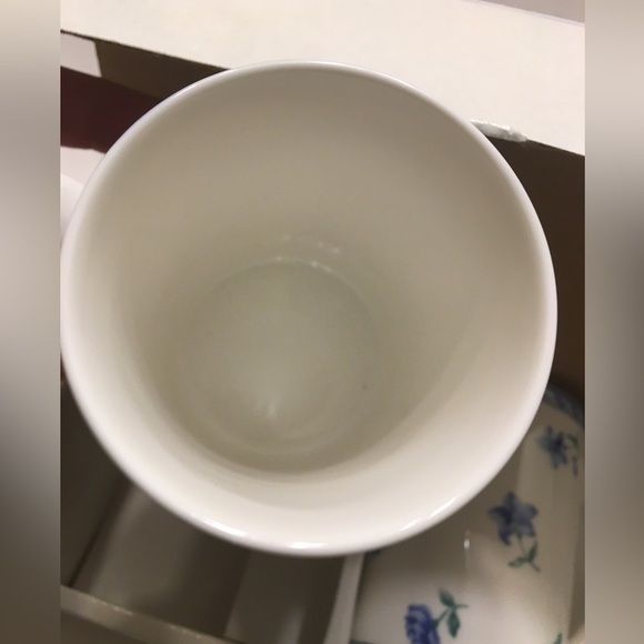 NWT Mikasa blue medley cappuccino mug set of 2 - Picture 6 of 12